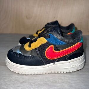 Nike Air Force 1 Low‎ TD 'Black History Month' CV2416-001 Toddler 6C